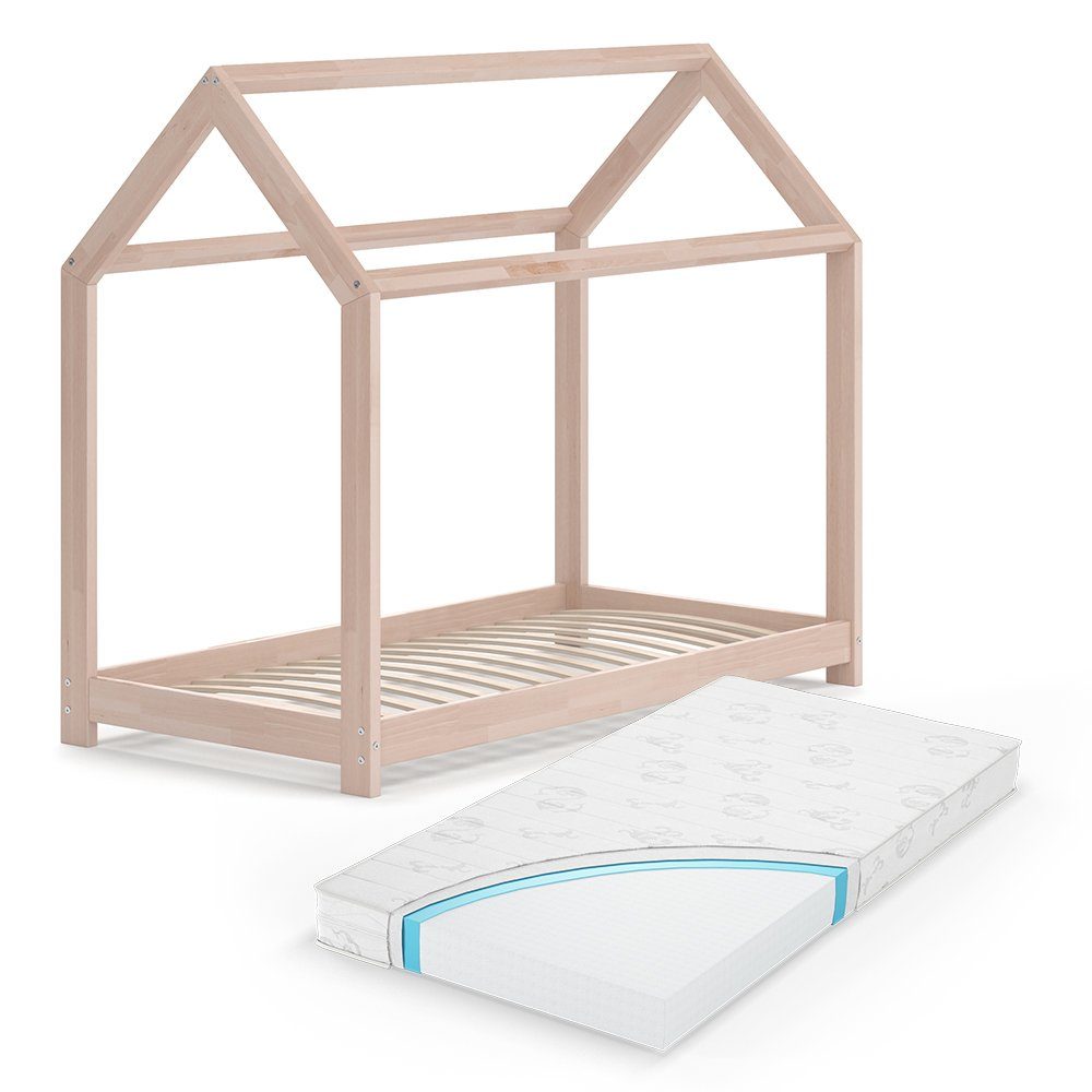 VitaliSpa® Kinderbett »Hausbett WIKI Weiß Kinderbett ...