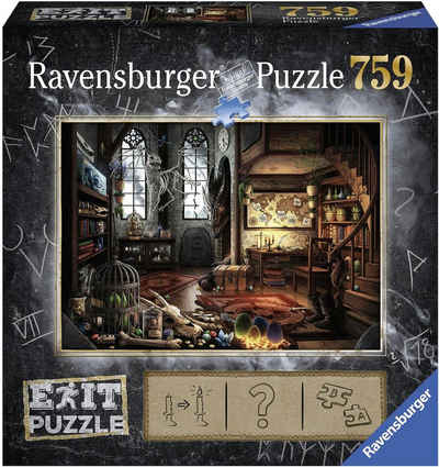Ravensburger Puzzle Puzzle EXIT, 5: Im Drachenlabor, 759 Puzzleteile, Made in Germany, FSC® - schützt Wald - weltweit