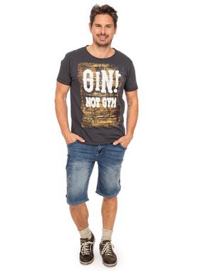 Hangowear Trachtenshirt T-Shirt NOT-GYM anthrazit