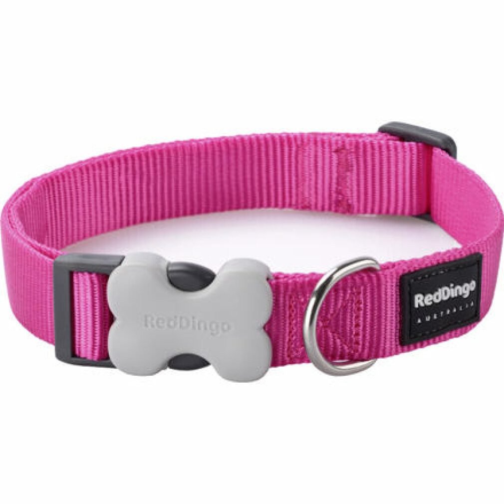 Red Dingo Hunde-Halsband Hundehalsband Pink (1,2 x 20-32 cm)