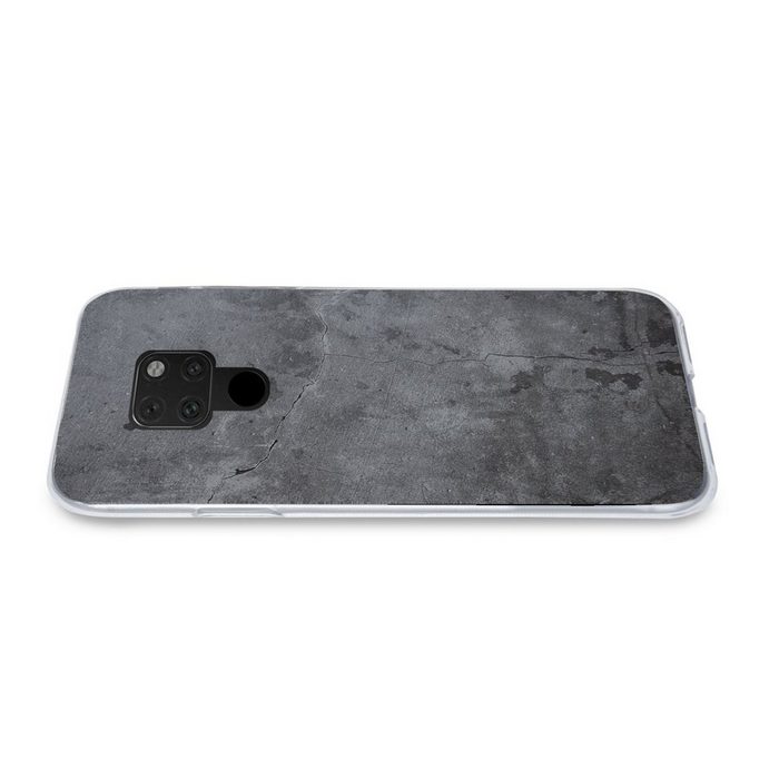 MuchoWow Handyhülle Industriell - Beton - Grau - Schiefer - Retro Phone Case Handyhülle Huawei Mate 20 Silikon Schutzhülle OR12375