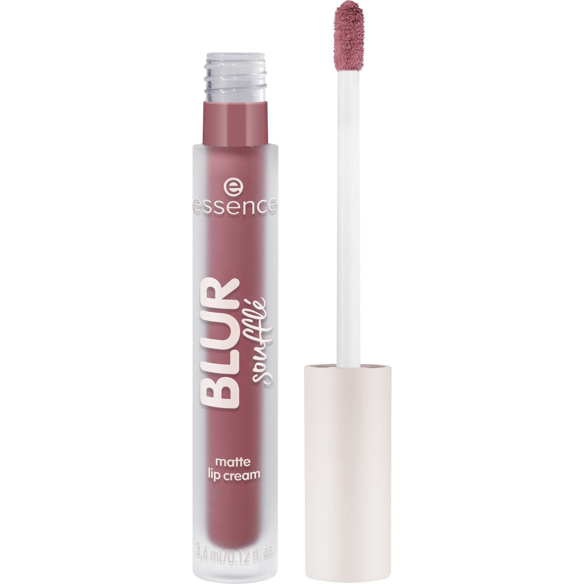 Essence Lippenstift BLUR SOUFFLÉ MATTE LIP CREAM, 3-tlg., Semi-matte Textur mit Soft-Focus für perfekte Blurred Lips