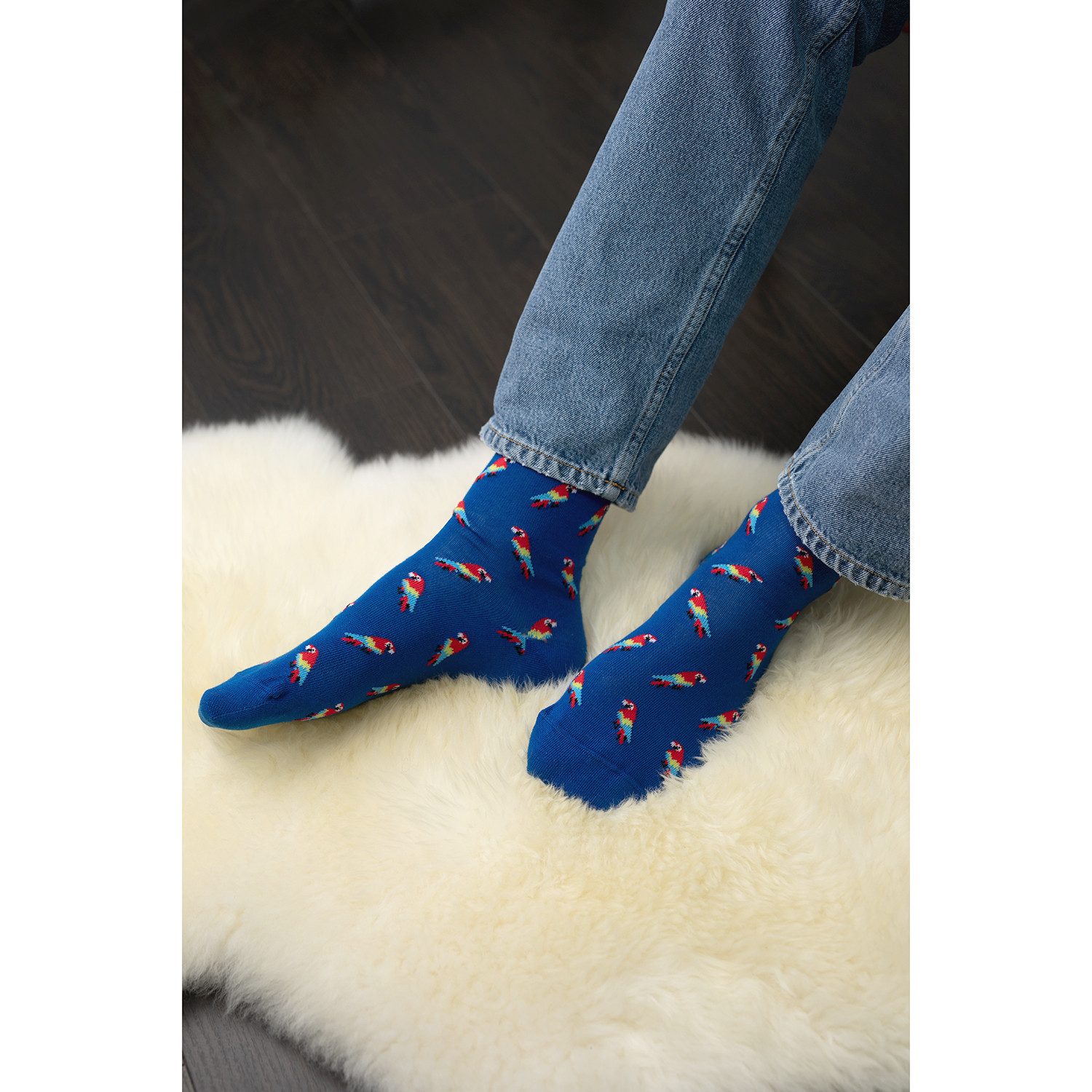 Footstar Basicsocken Damen/Herren Bunte Motiv Socken Funny Baumwollsocken – Bild 2 von 4