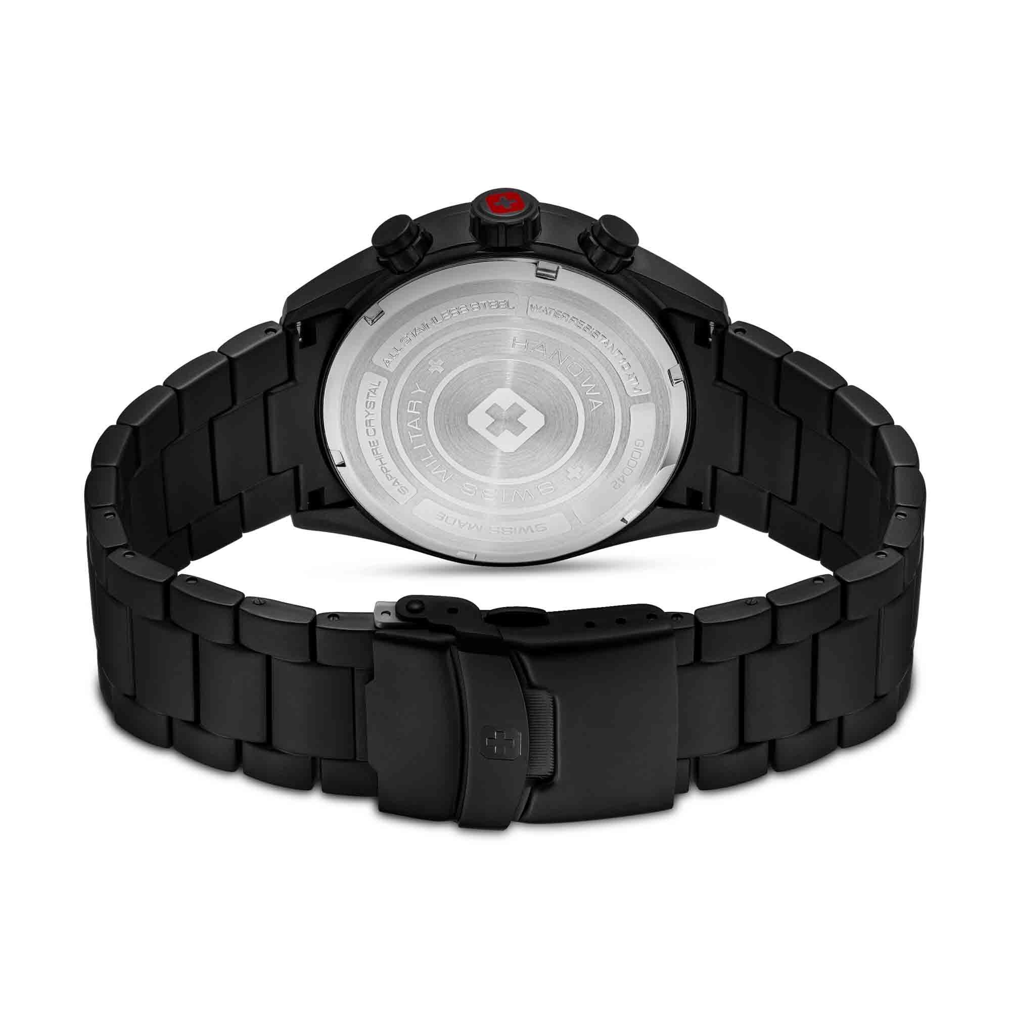 Swiss Military Hanowa Quarzuhr Quarzuhr Herrenuhr 43 mm Quarz Herren SMWGI0004230