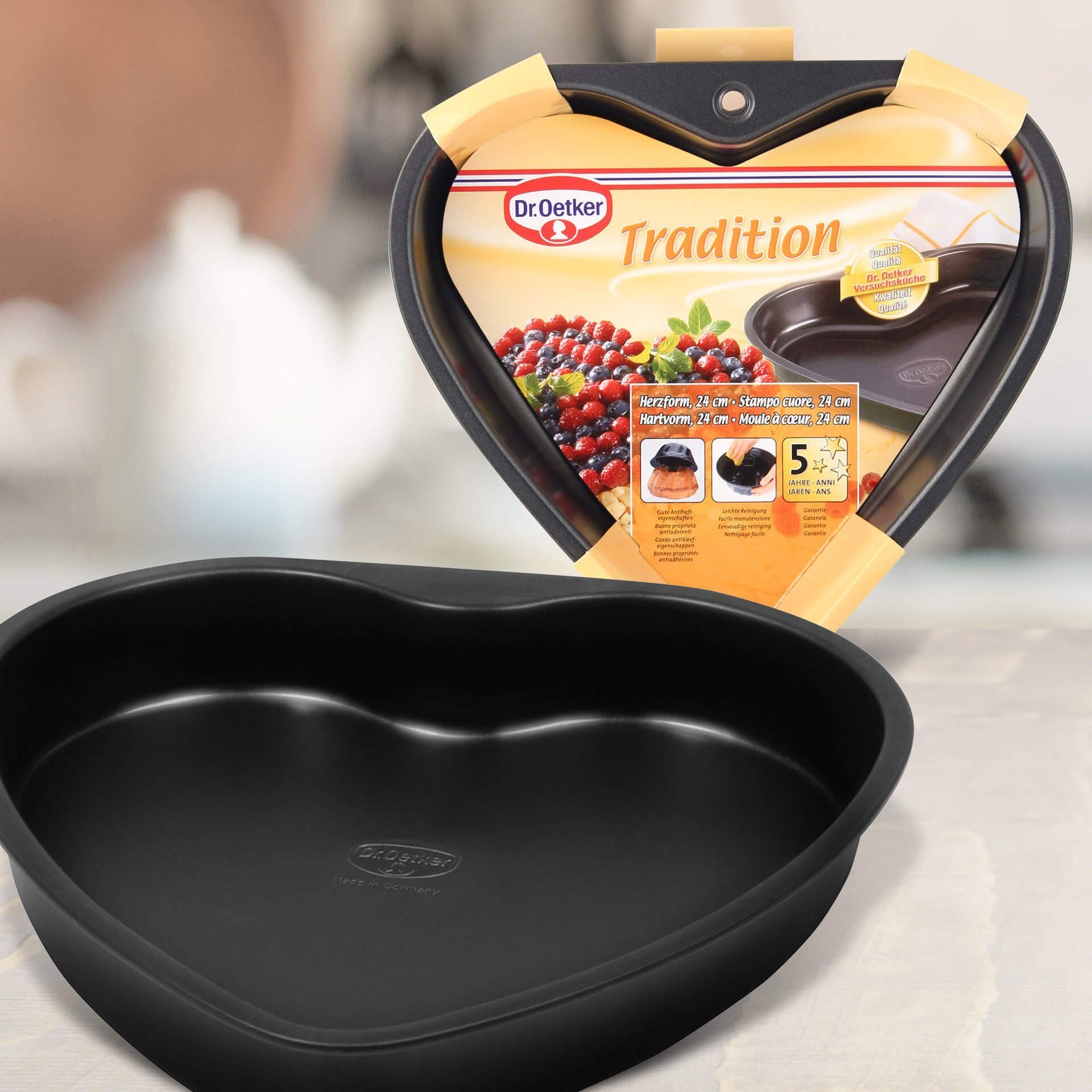 Backform Dr. Oetker, Herzbackform Tradition 24 cm