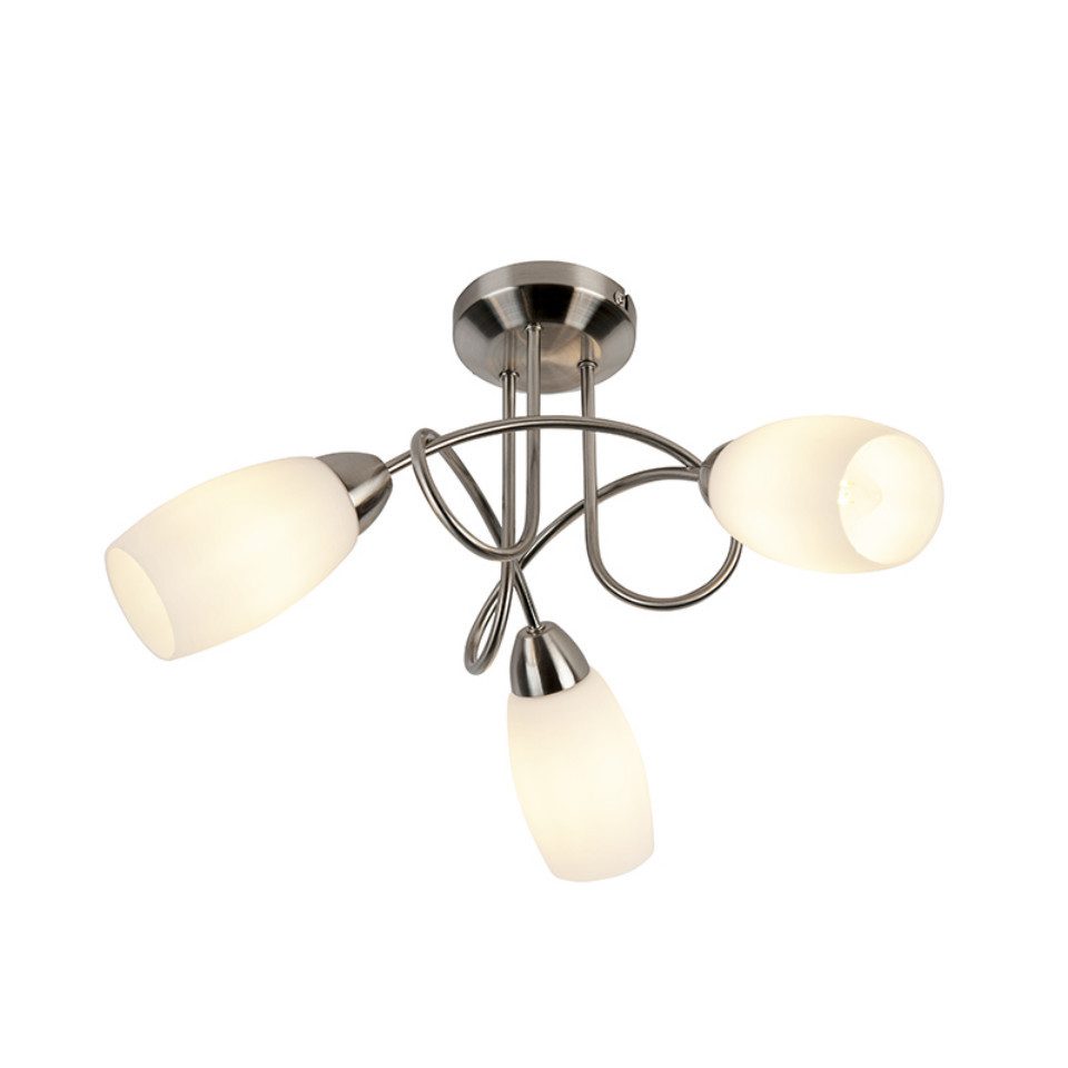 Qazqa Deckenleuchte Fortress, ohne Leuchtmittel, E14, günstig online kaufen