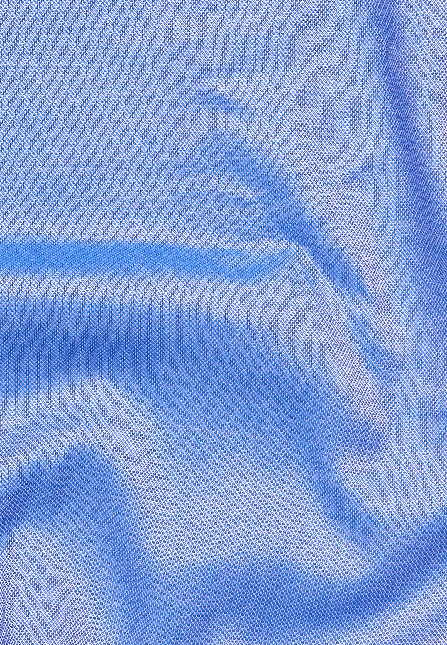 Langarmhemd SLIM royal Eterna blau FIT