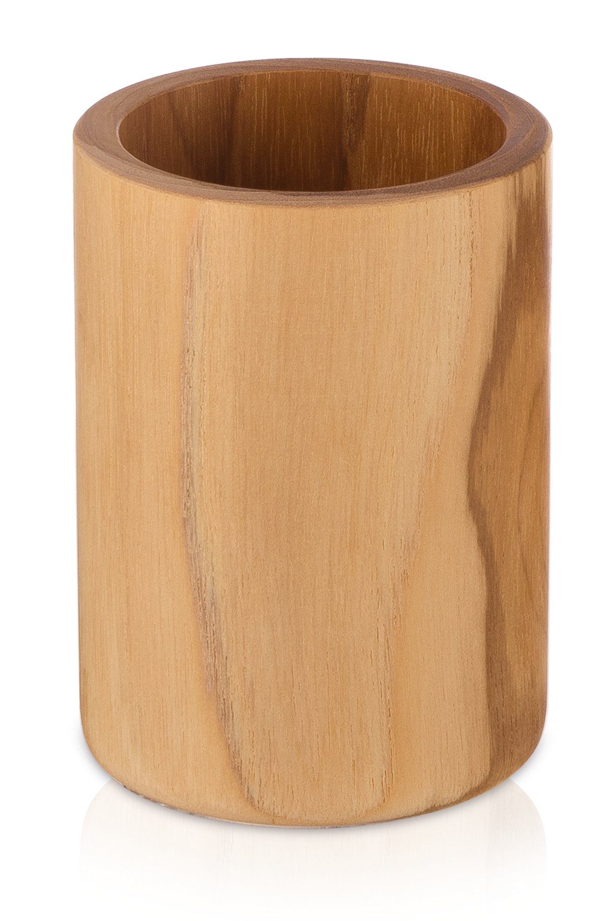 Möve Zahnputzbecher Wood Teak braun