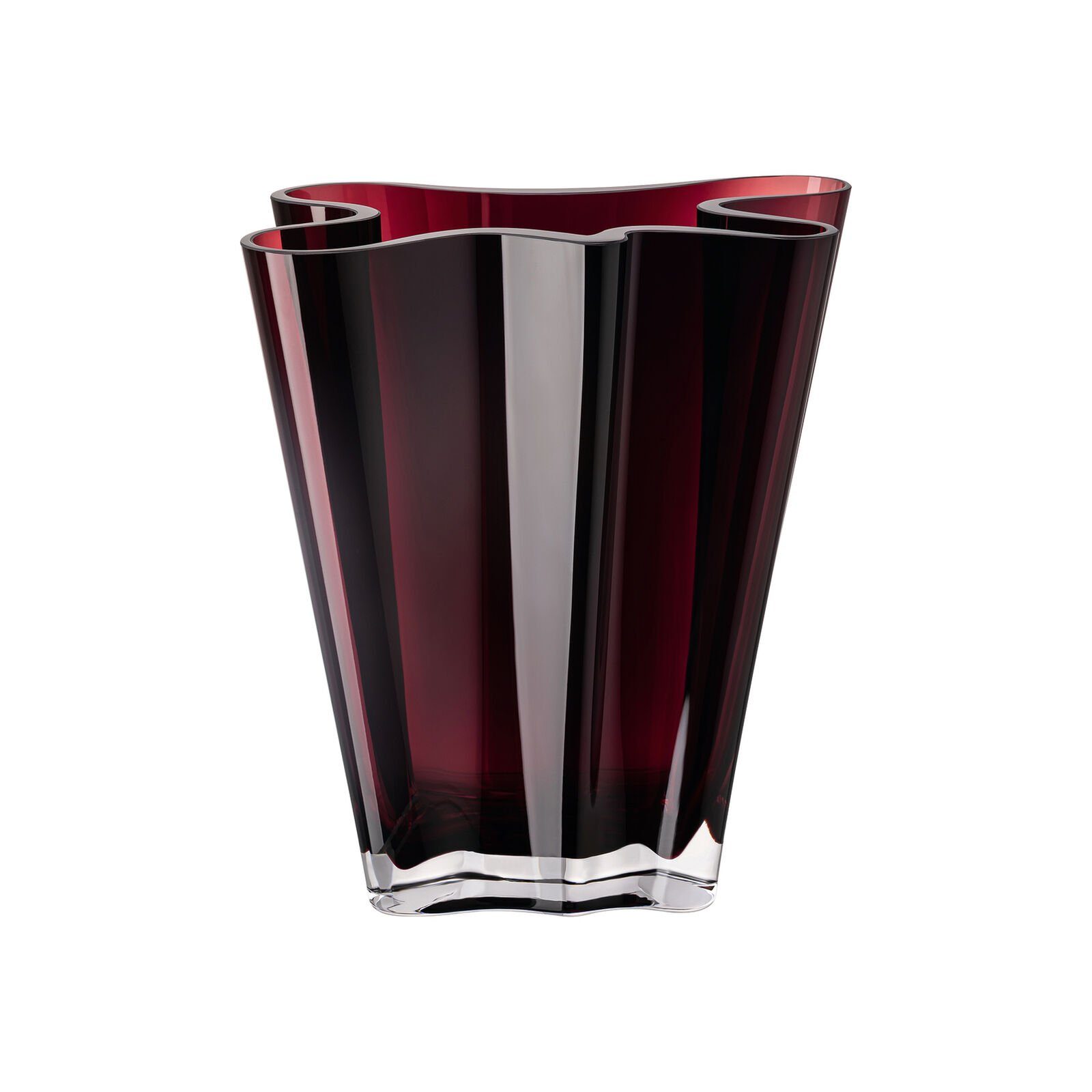 Rosenthal Tischvase Vase Glas 26 violett Flux cm, aus