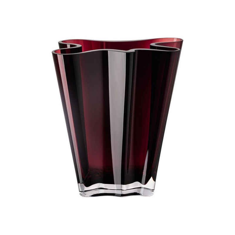 Rosenthal Tischvase Flux violett Vase 26 cm, aus Glas