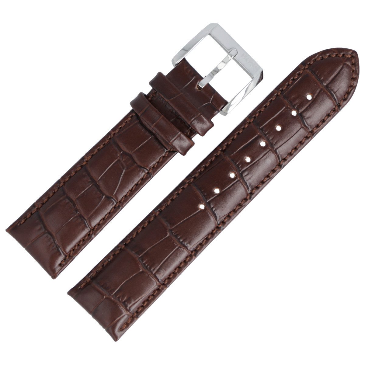 BOSS Uhrenarmband 22mm Leder Braun 659302267