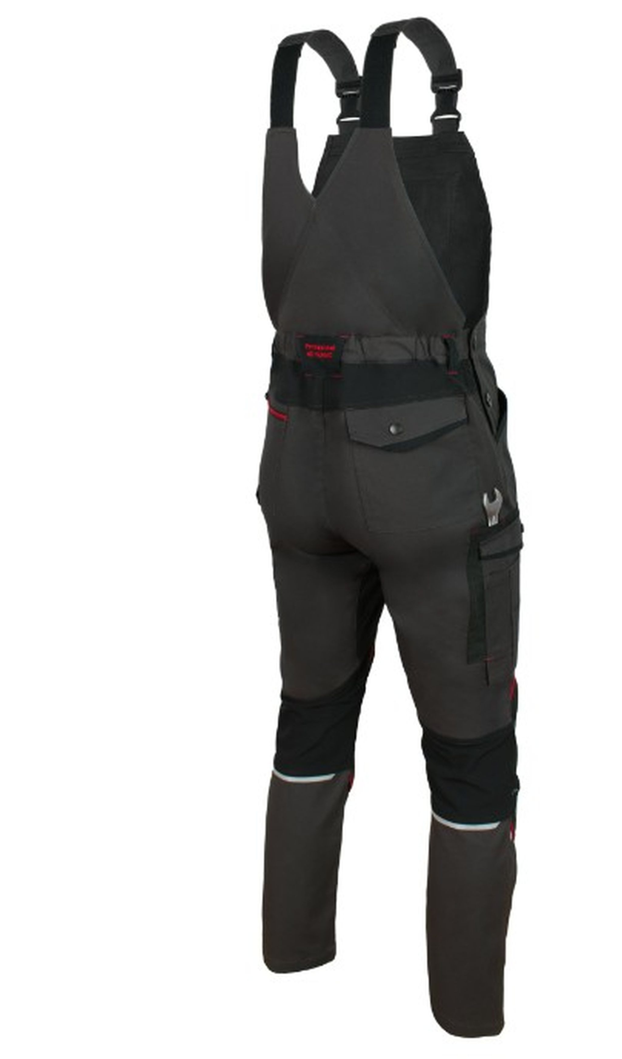 Artmas Arbeitslatzhose PROFESSIONAL 4 DYNAMIC Latzhose Grau Hose