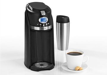 BEEM Filterkaffeemaschine Thermo2Go, 0.4l Kaffeekanne, GRIND & BREW 2 GO Single Kaffeemaschine