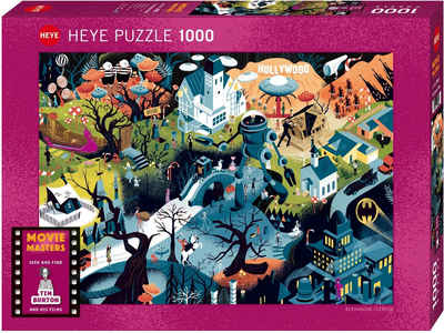HEYE Puzzle Tim Burton Films, 1000 Puzzleteile, Made in Germany