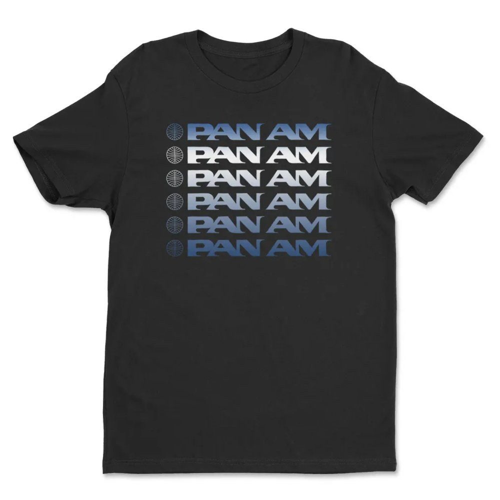 PAN AM T-Shirt Stacked Logos T-Shirt