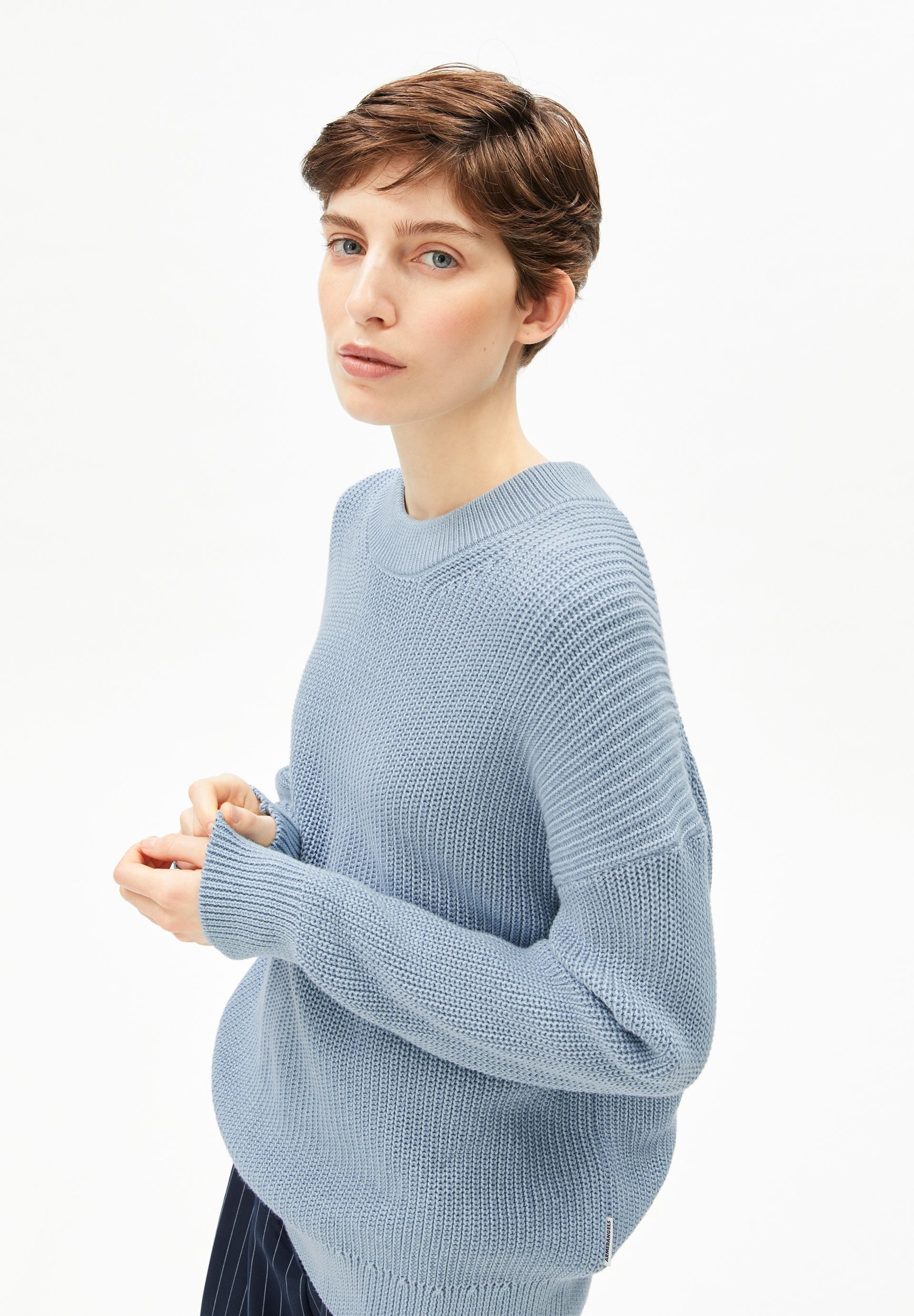 Armedangels Strickpullover VANISÉ Pullover aus Bio-Baumwolle Loose Fit