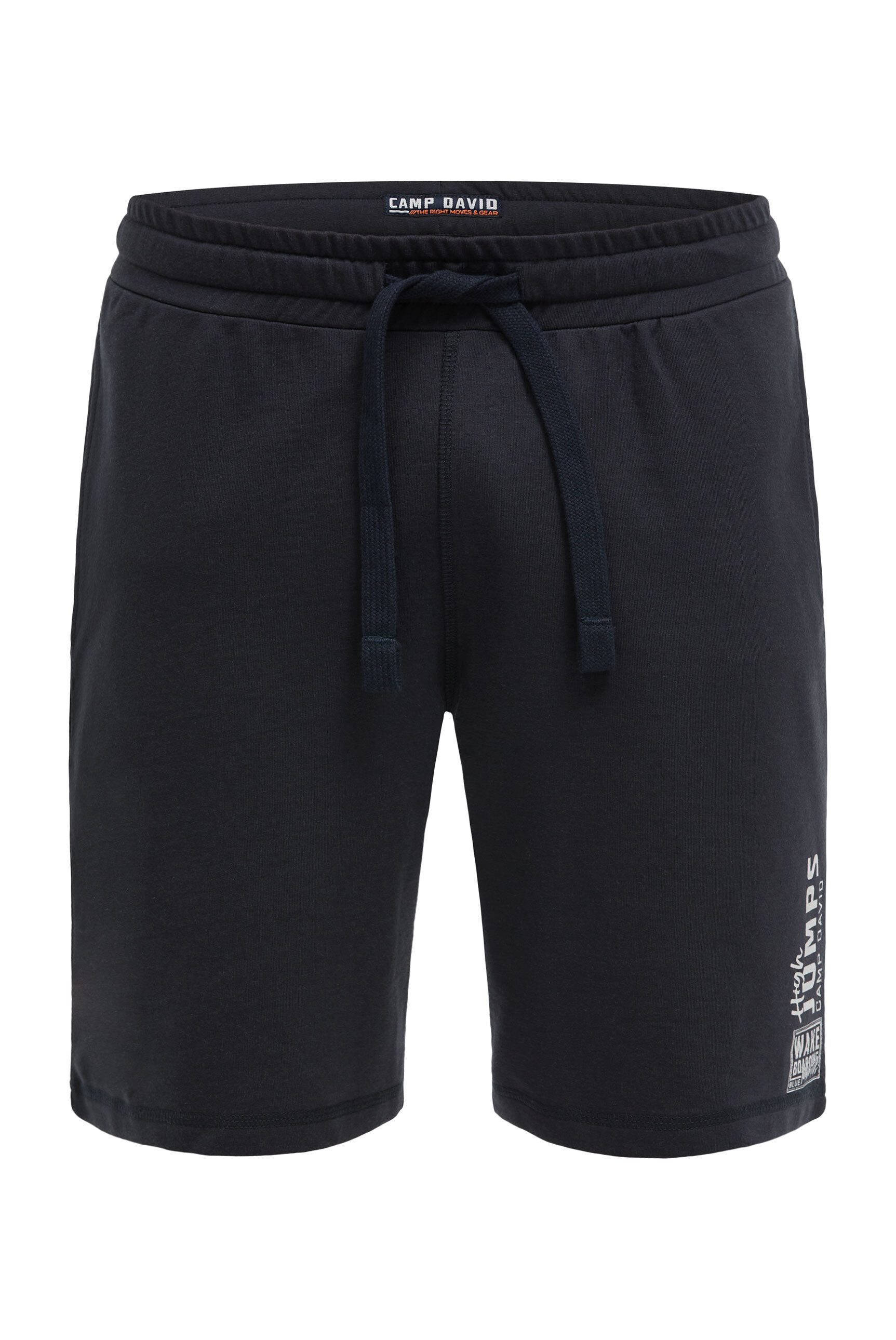 CAMP DAVID Sweatshorts mit Elastikbund & seitlichen Taschen