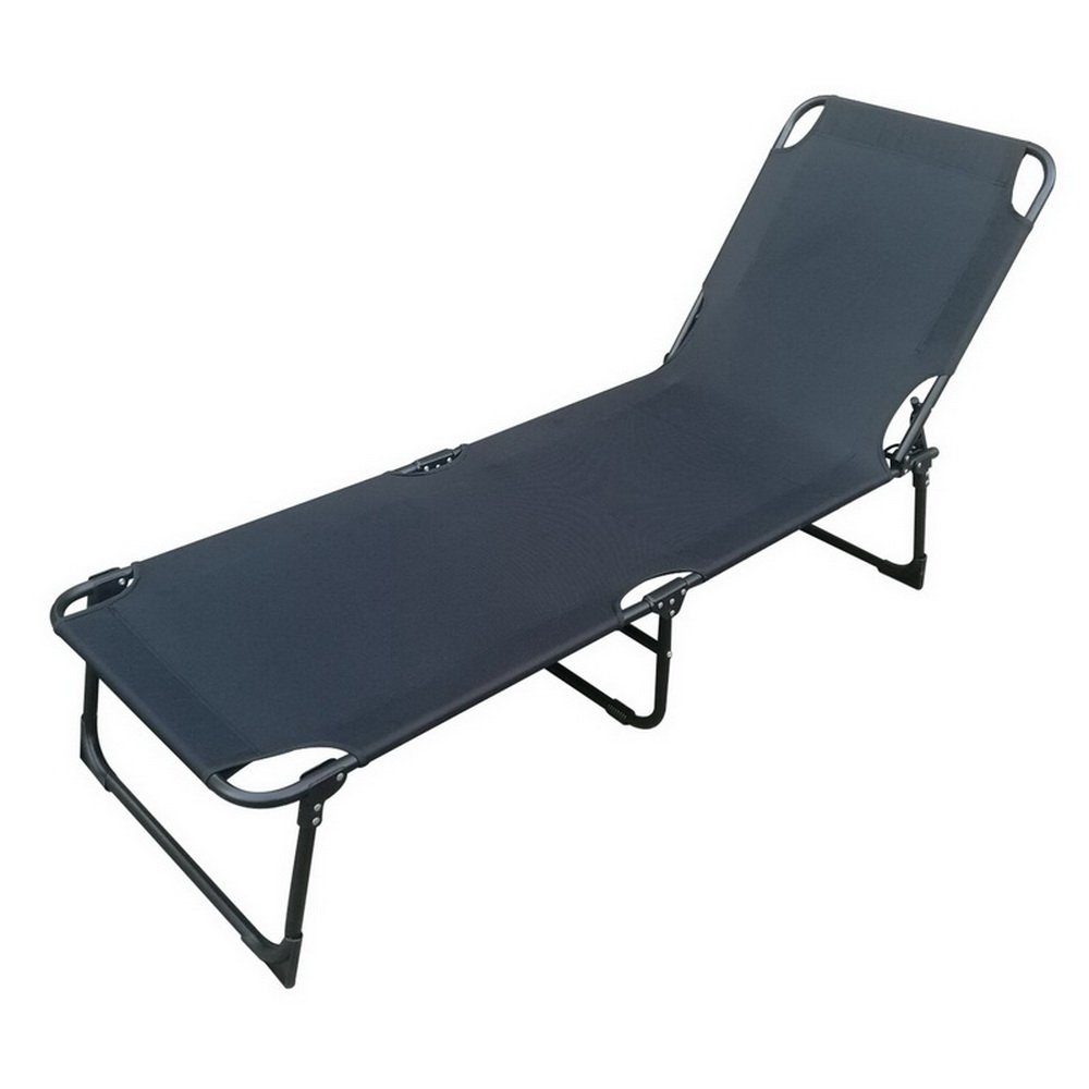 Linder Exclusiv GmbH Gartenliege 3-Bein gepolsterte Relaxliege, 1 St., Klappliege, platzsparend, klappbar, wetterfest