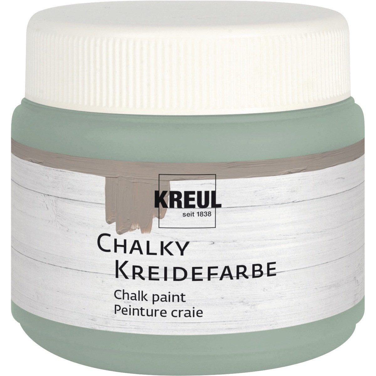 C. KREUL Kreidefarbe KREUL Kreidefarbe Chalky herbal green 150ml Dose