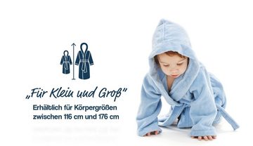 Kinderbademantel »für Jungen und Mädchen, mit Kapuze, 100% Baumwolle«, Arus