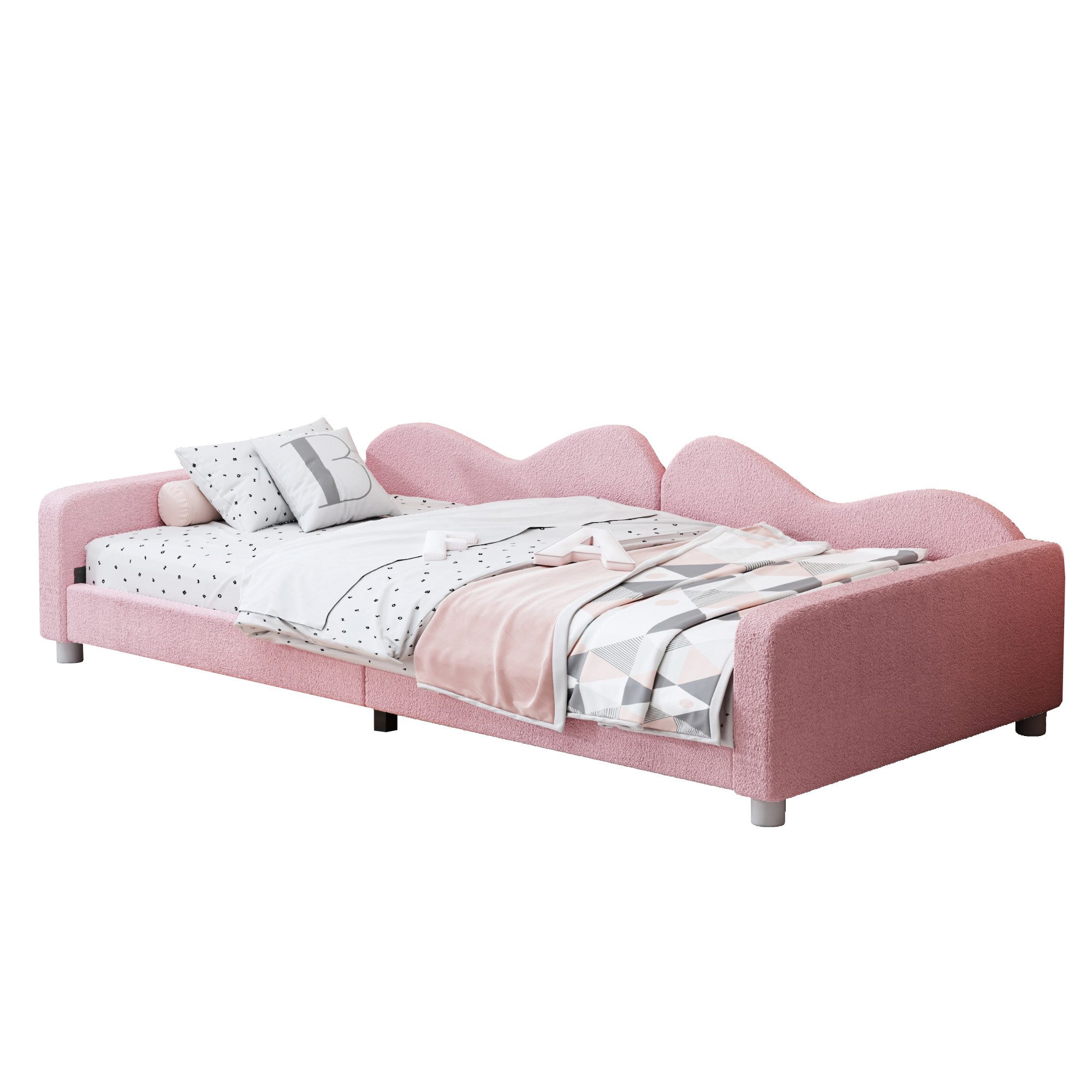SOFTWEARY Schlafsofa mit Bettfunktion, 90x200 cm, günstig online kaufen