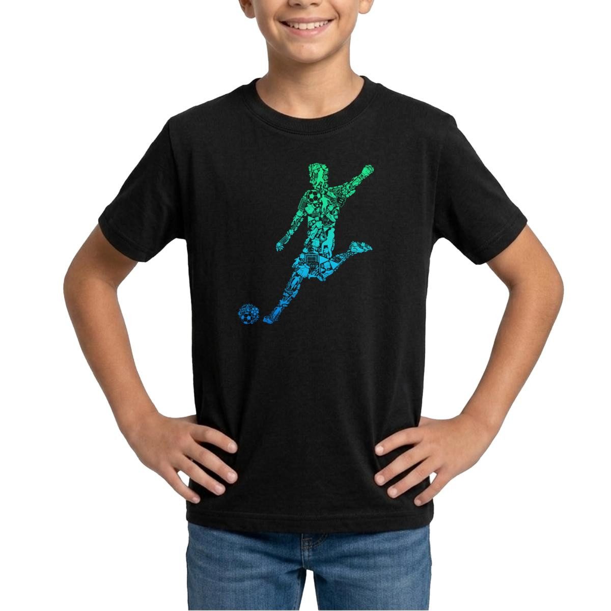T-Shirt Fußball Geschenk Fussballspieler Geschenkidee Teenager T-Shirt