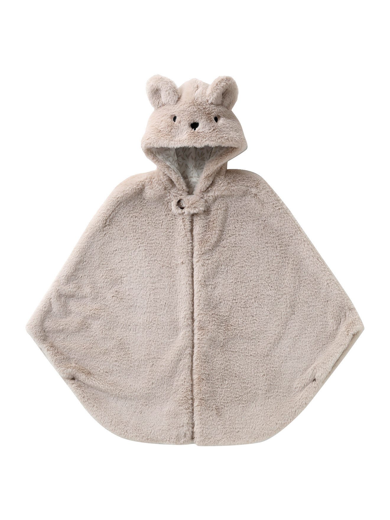 vertbaudet Fußsack Baby Poncho mit Kapuze für Babyschale und Trage