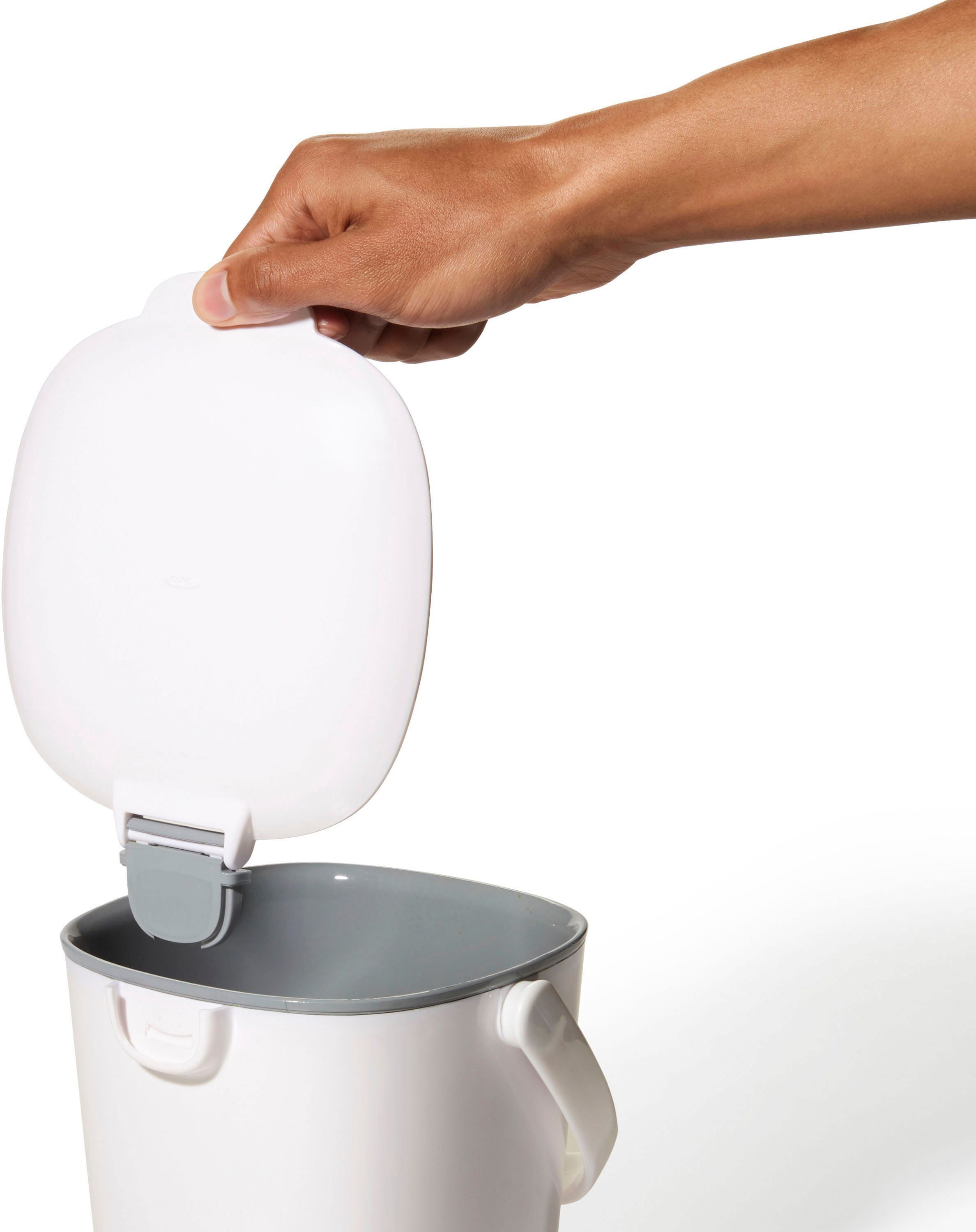 OXO Good Grips Biomülleimer Abfalleimer, Höhe ca. 19 cm, Komposteimer, Fassungsvermögen ca. 2,8 Liter – Bild 4 von 5