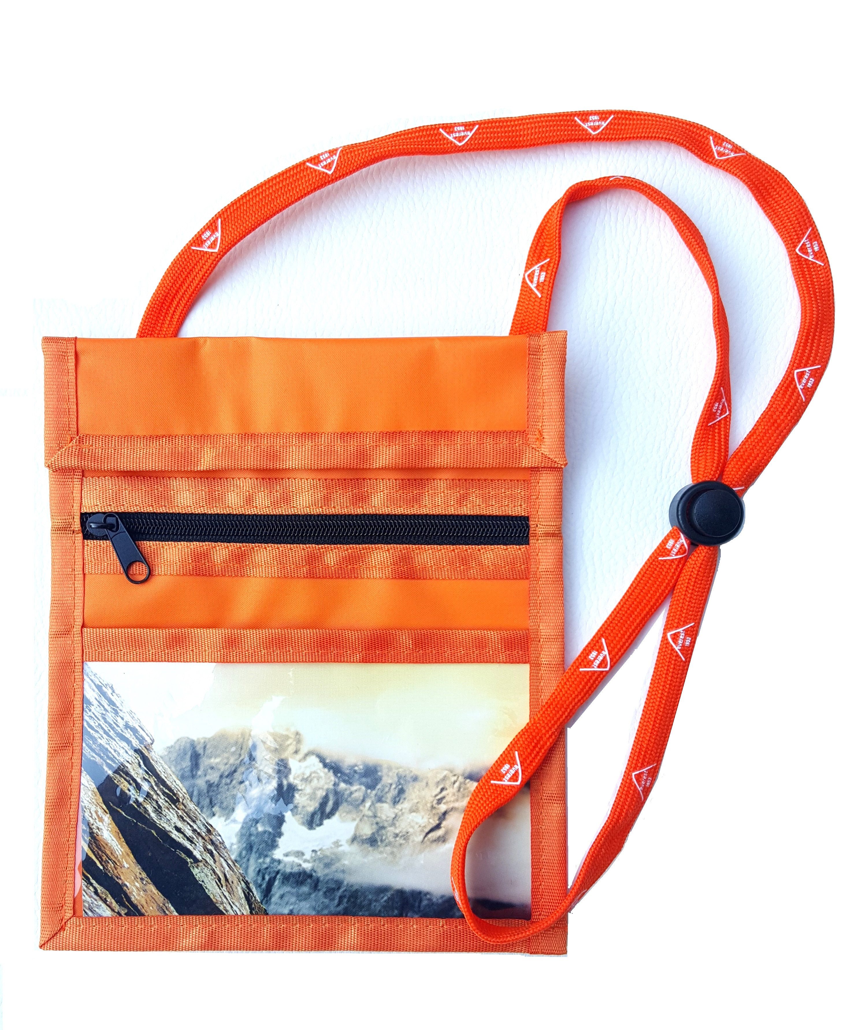 everest 1953 Brustbeutel everest 1953 Brustbeutel Sichtfenster Brustsafe Brusttasche Outdoor, verstellbare Umhängschnur, faltbar, unverwüstlich