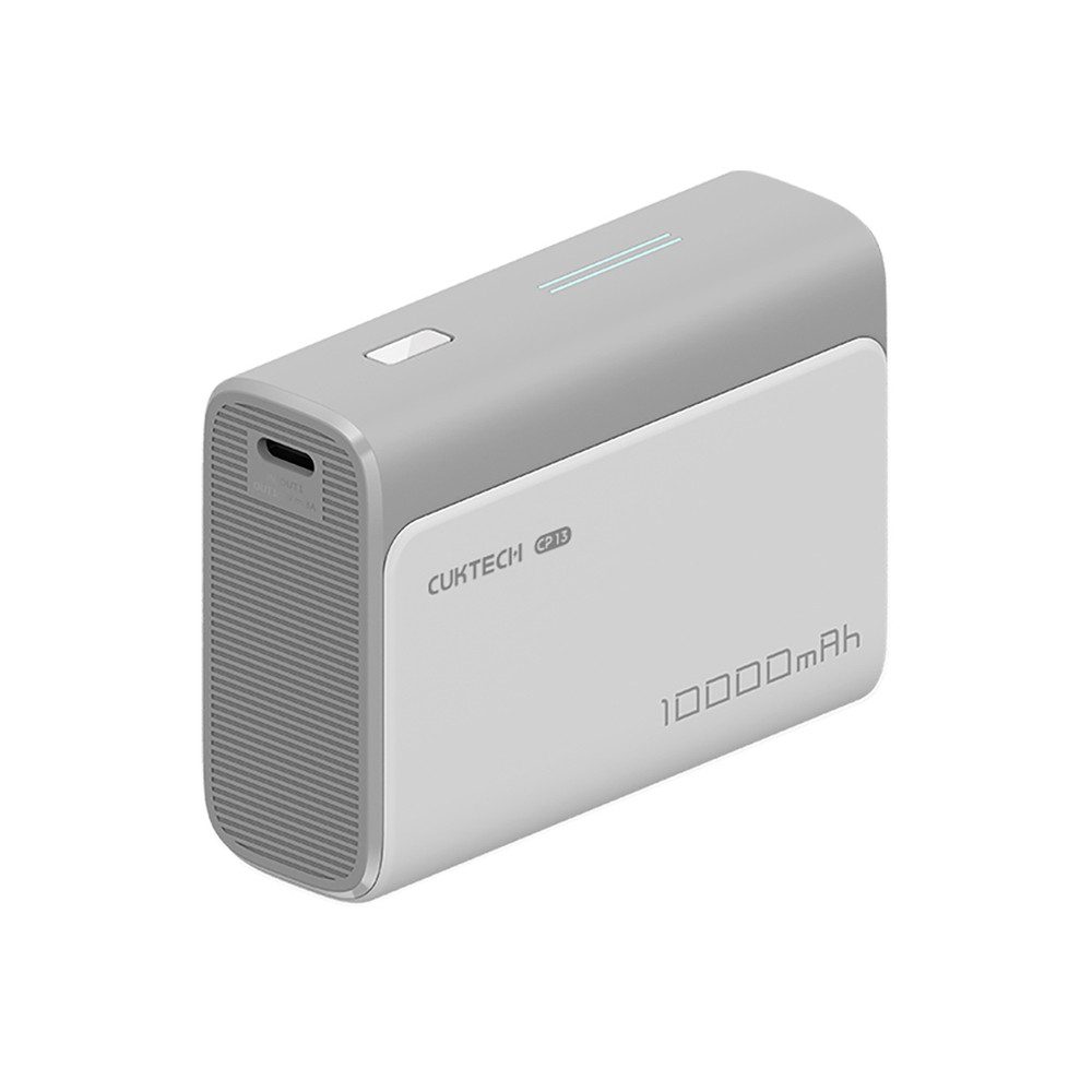 Cuktech Reiseakku Kompaktakku Powerbank 10000 mAh (1 St), 30W Schnellladung, USB-C+USB-A, 10000mAh, kompakt