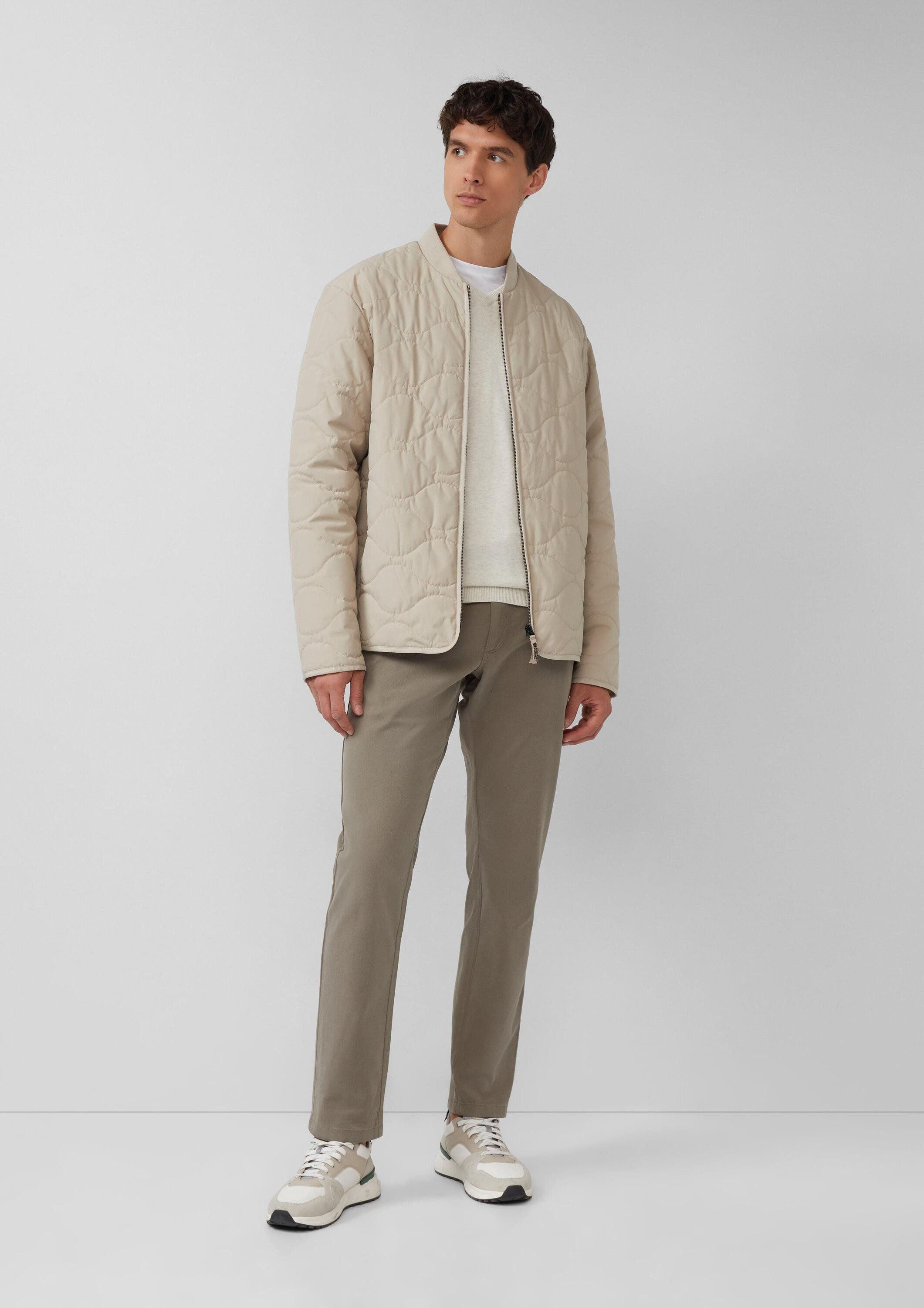 s.Oliver Longpullover Strickpullover Strickpullover mit Logo-Stickerei