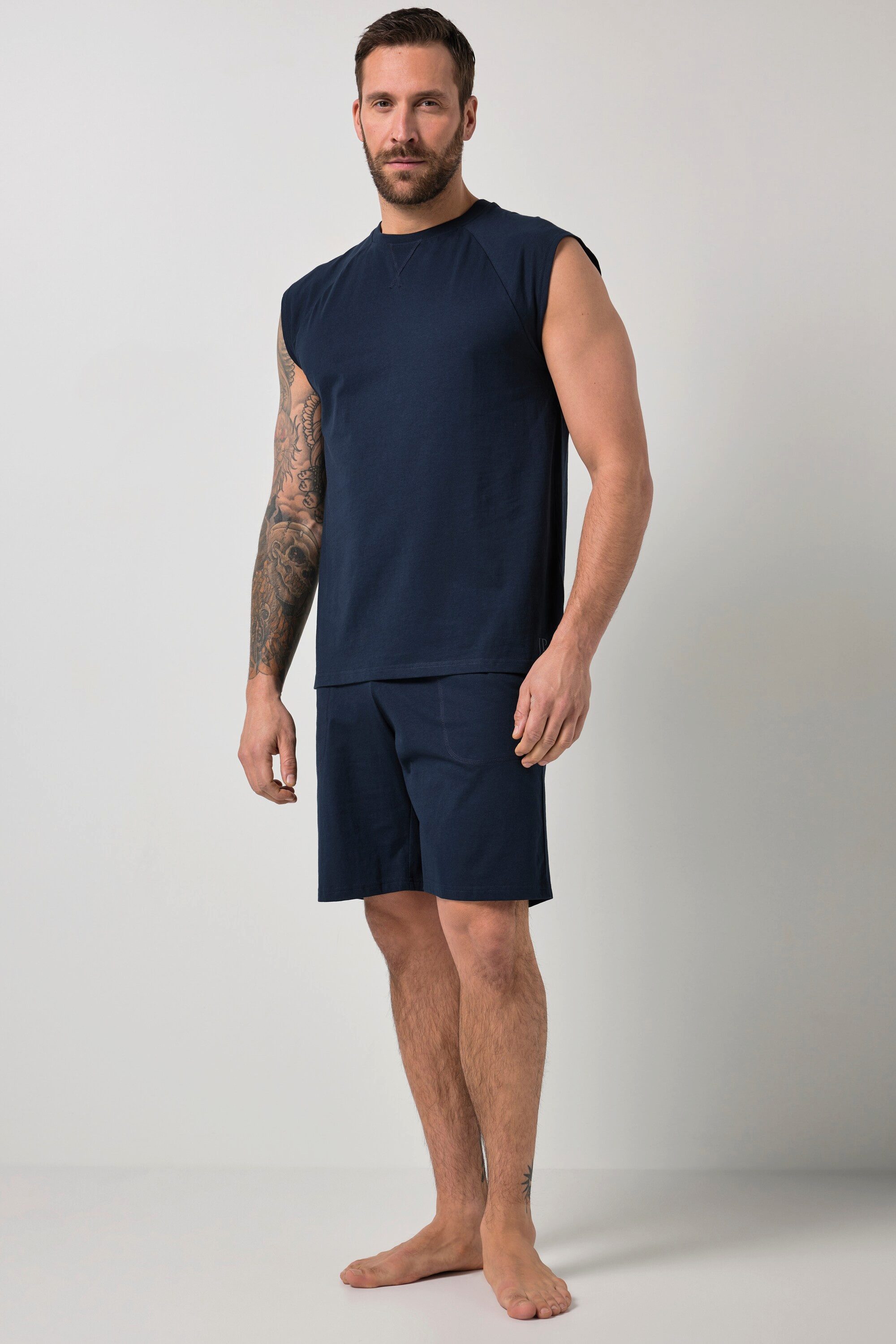 JP1880 Schlafanzug Schlafanzug Homewear kurzer Zweiteiler Tanktop
