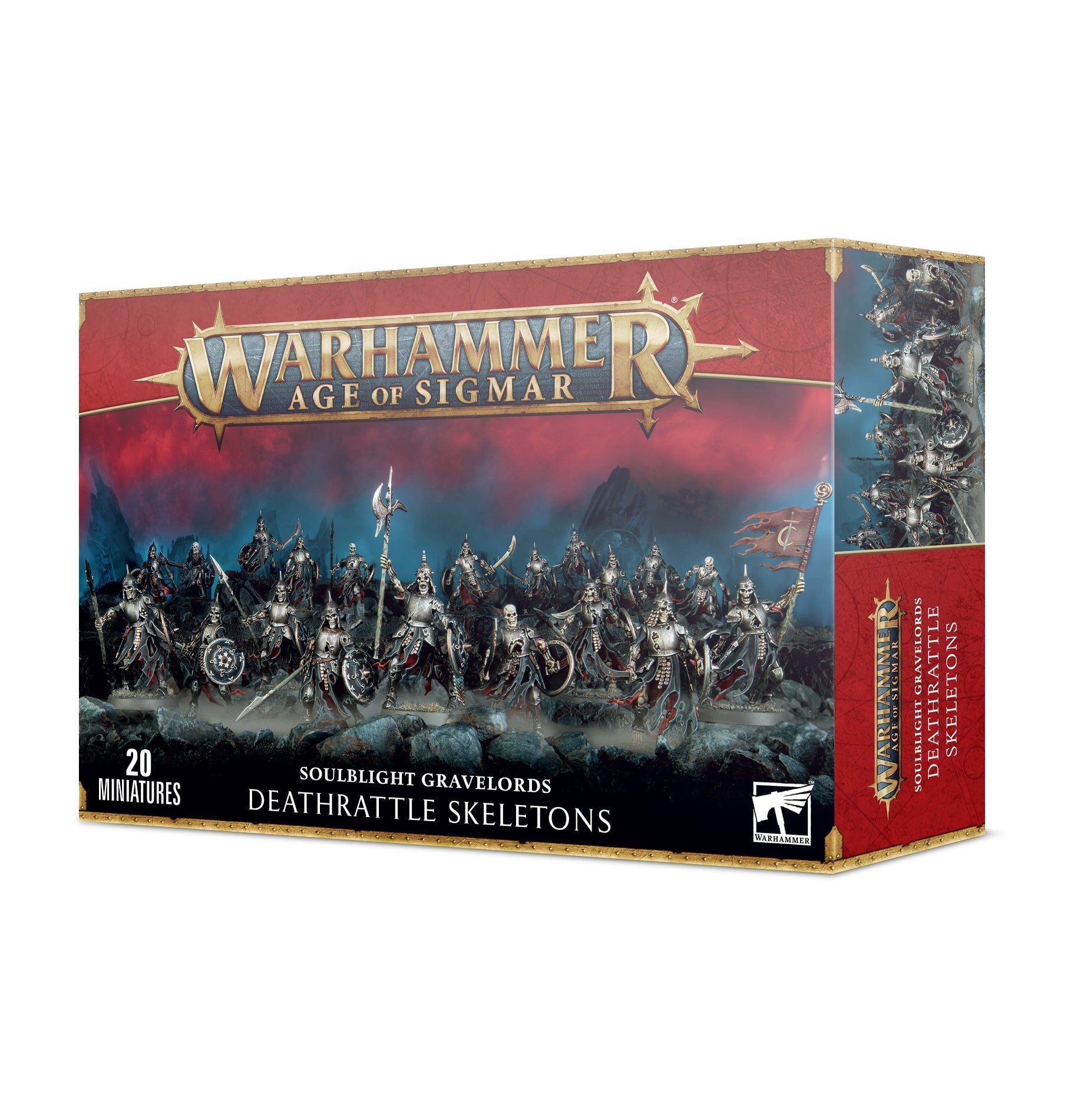 Spielfigur Warhammer Age of Sigmar Soulblight Gravelords Deathrattle Skeletons