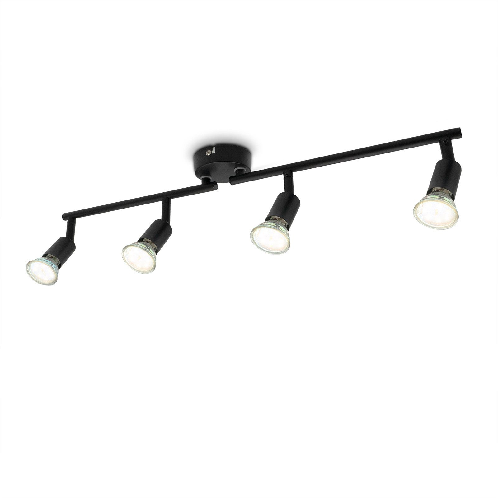 B.K.Licht Deckenleuchte LED Deckenlampe Wohnzimmer Küche Bad 60 cm 4-flammi günstig online kaufen