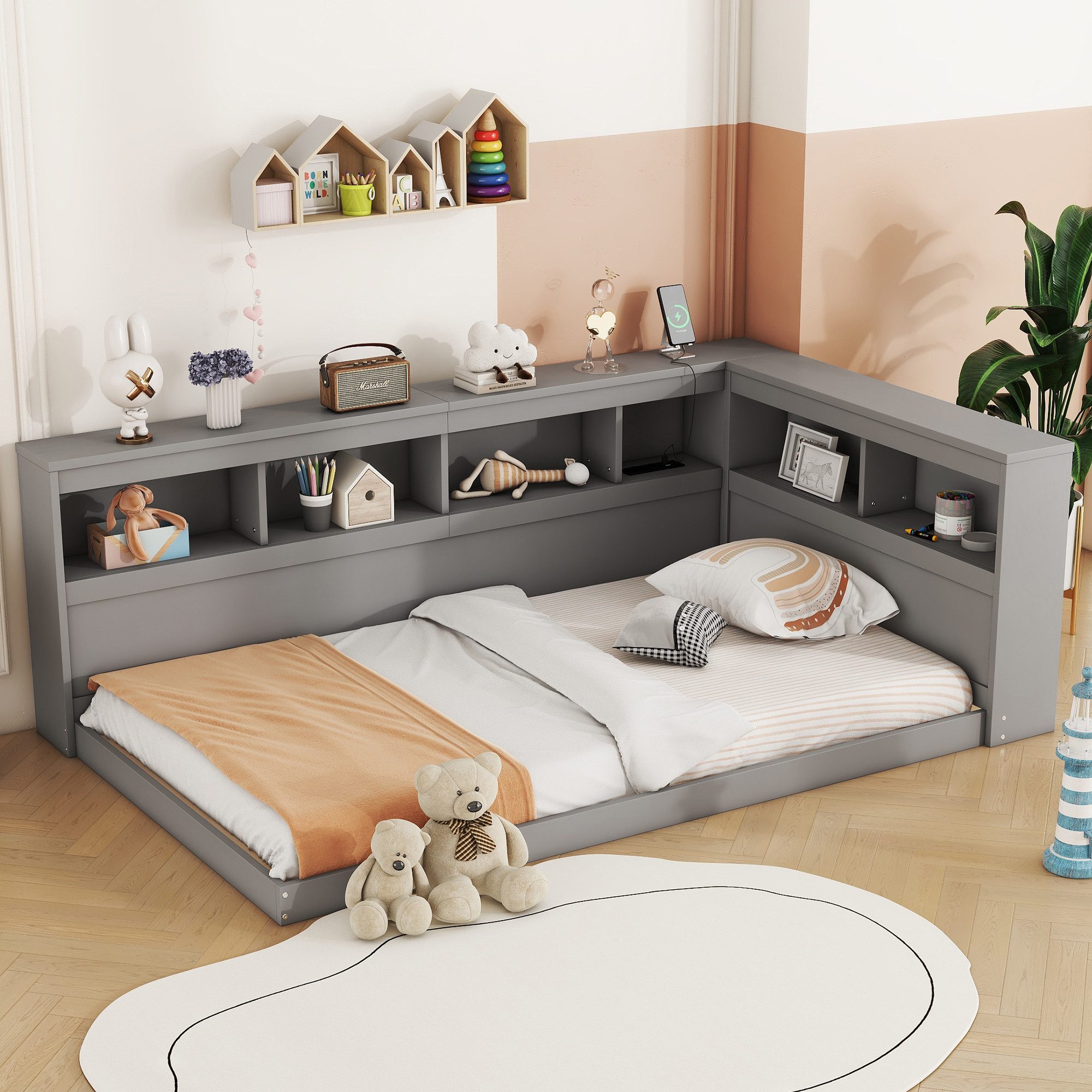 REDOM Kinderbett Daybett Tagesbett Schlafsofa Stauraumbett günstig online kaufen
