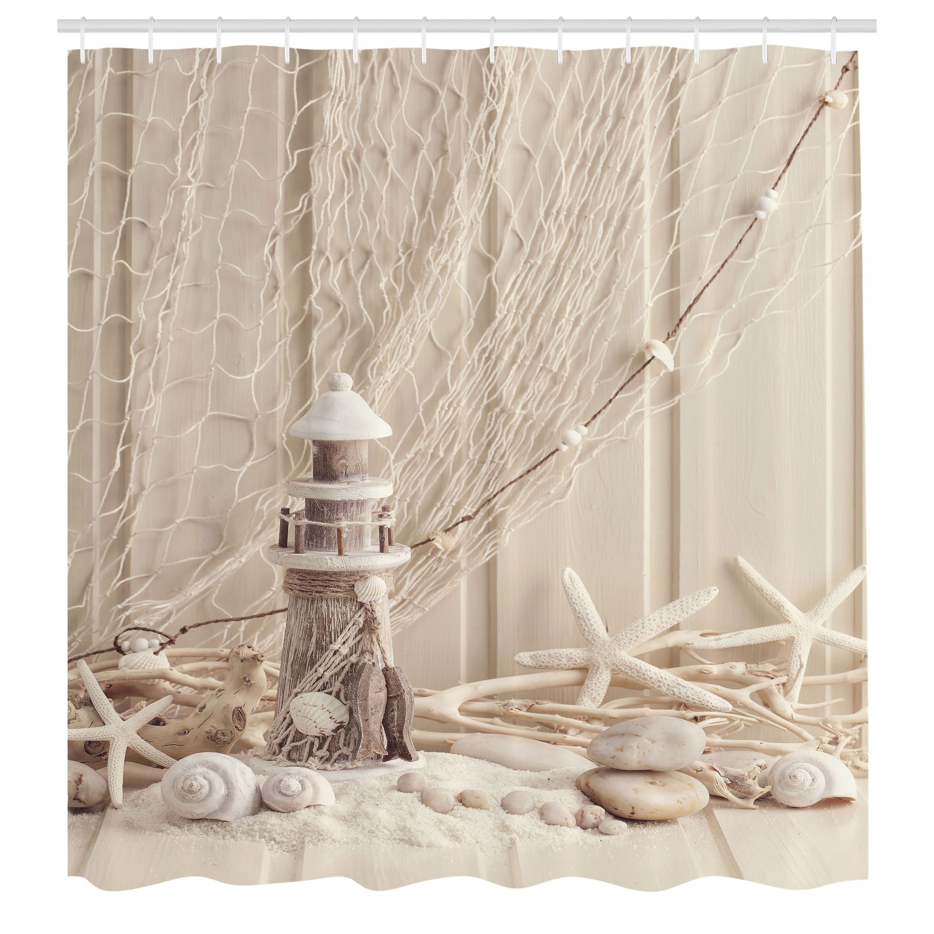 Abakuhaus Duschvorhang Moderner Digitaldruck mit 12 Haken auf Stoff Wasser günstig online kaufen