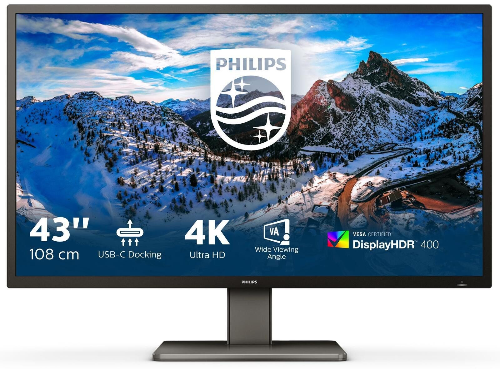 Philips Philips 439P1 TFT-Monitor (3840 x 2160, 4 ms Reaktionszeit, VA Panel)