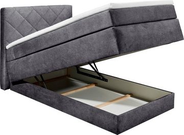 ED EXCITING DESIGN Boxspringbett Covina C, inkl. einem schwebenden Bettkasten