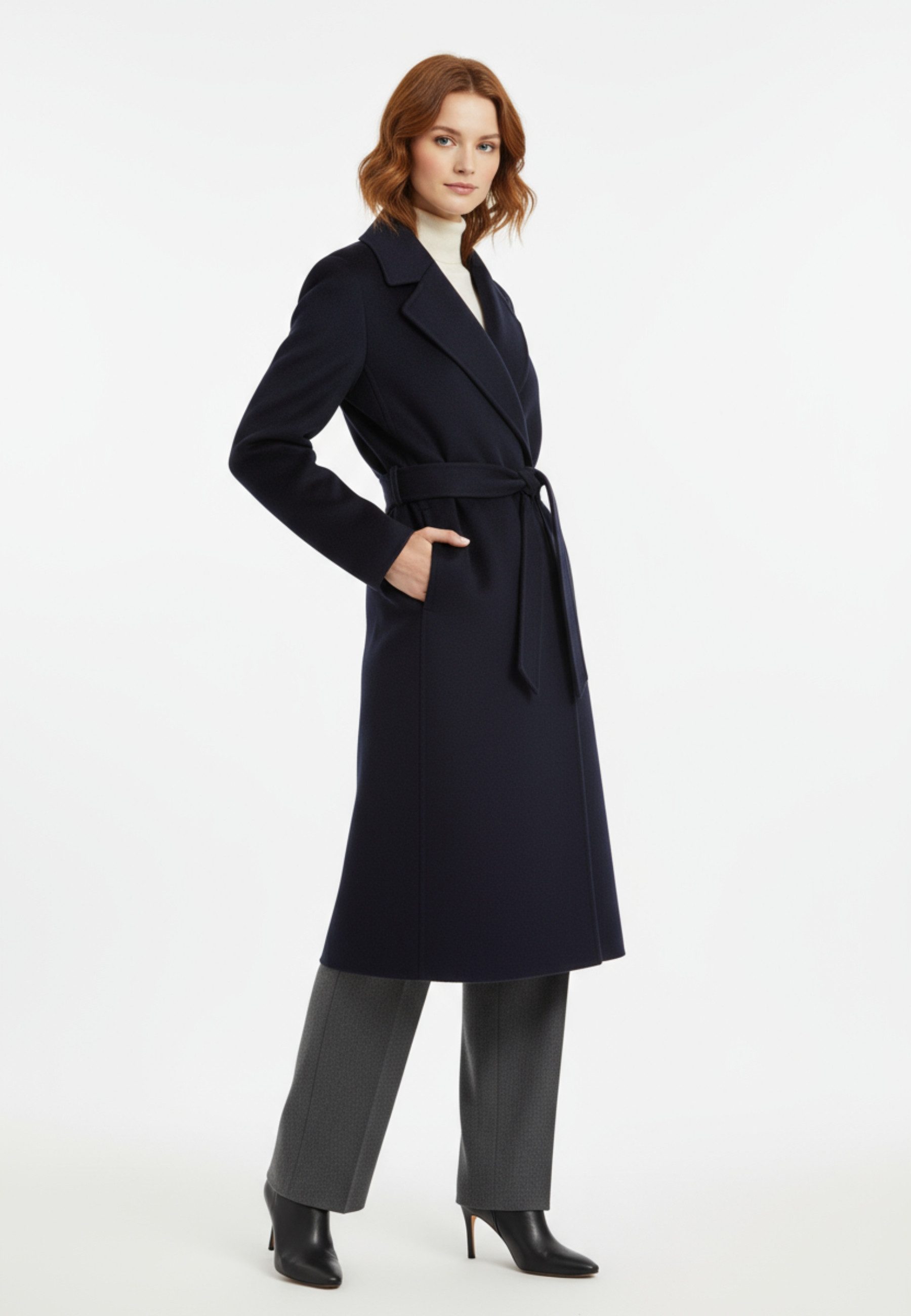 RICANO Wollmantel Lavinia Handgefertigt