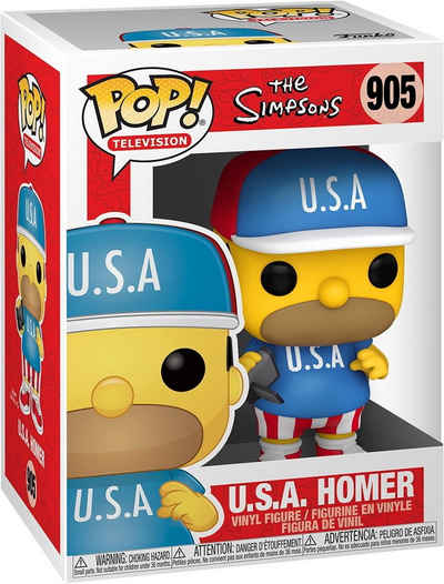 Funko Spielfigur The Simpsons - U.S.A. Homer 905 Pop!