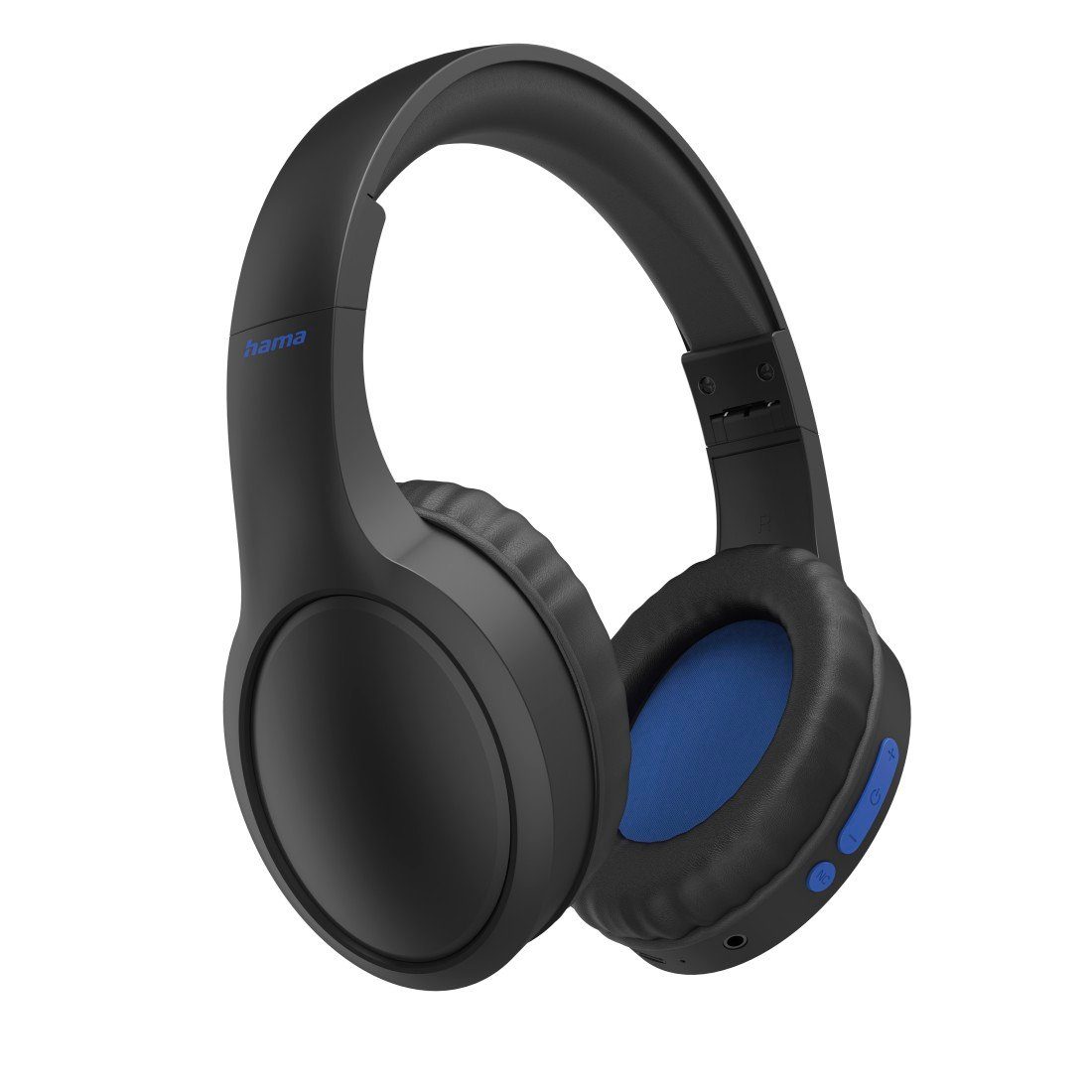 Hama Bluetooth®Kopfhörer kabellos, Over-Ear, integriertes Mikrofon Bluetooth-Kopfhörer (Active Noise Cancelling (ANC), Geräuschisolierung, Google Assistant, Siri, A2DP Bluetooth, AVRCP Bluetooth, HFP, Aktive Geräuschreduzierung, Siri und Google Assistant, faltbar)