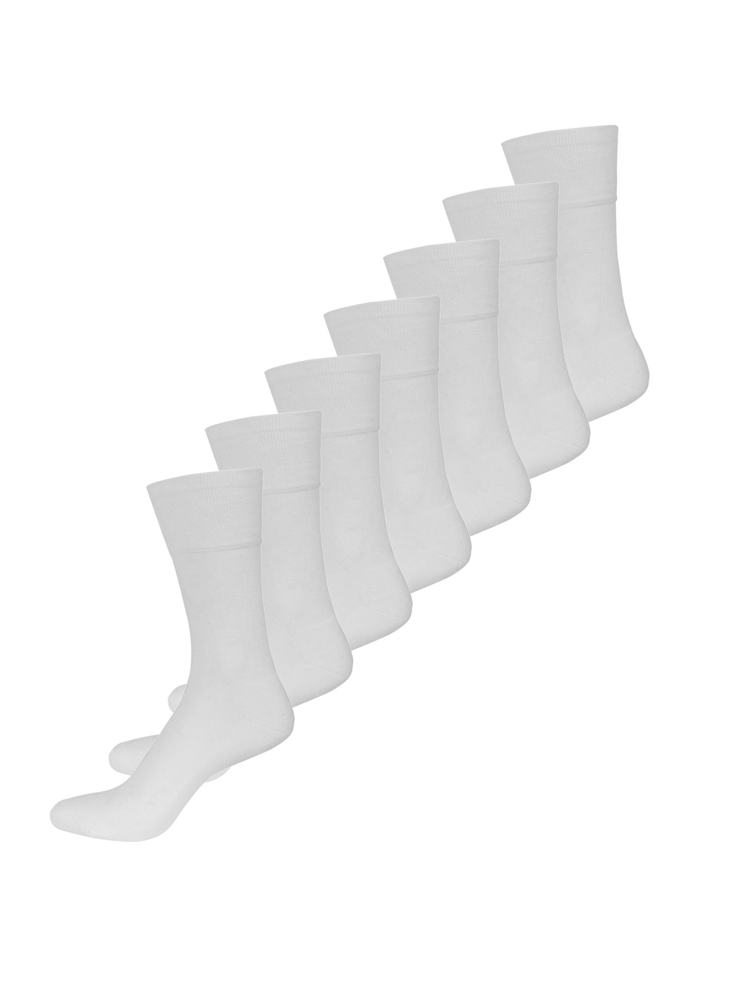 Nur Basicsocken uni Socken (7-Paar) günstig Der Aktiv weiß