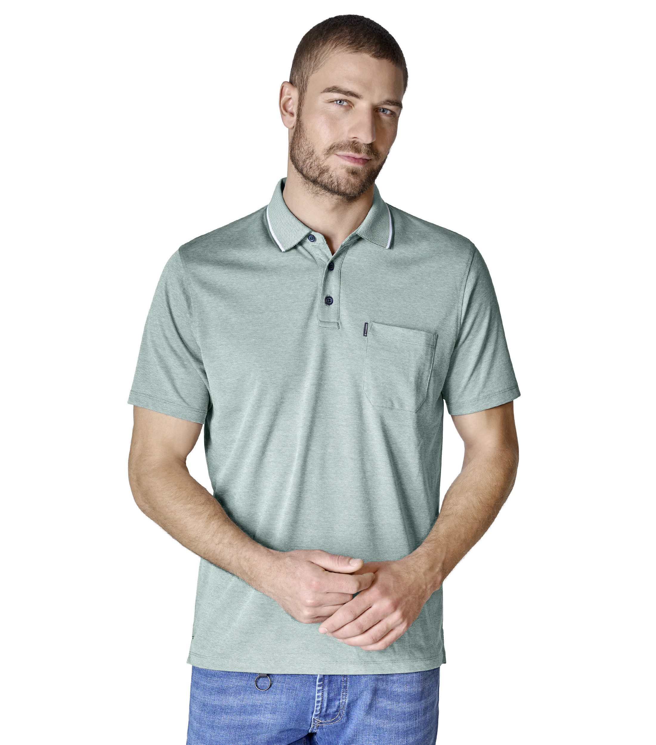 Poloshirt CASAMODA Polo-Shirt uni