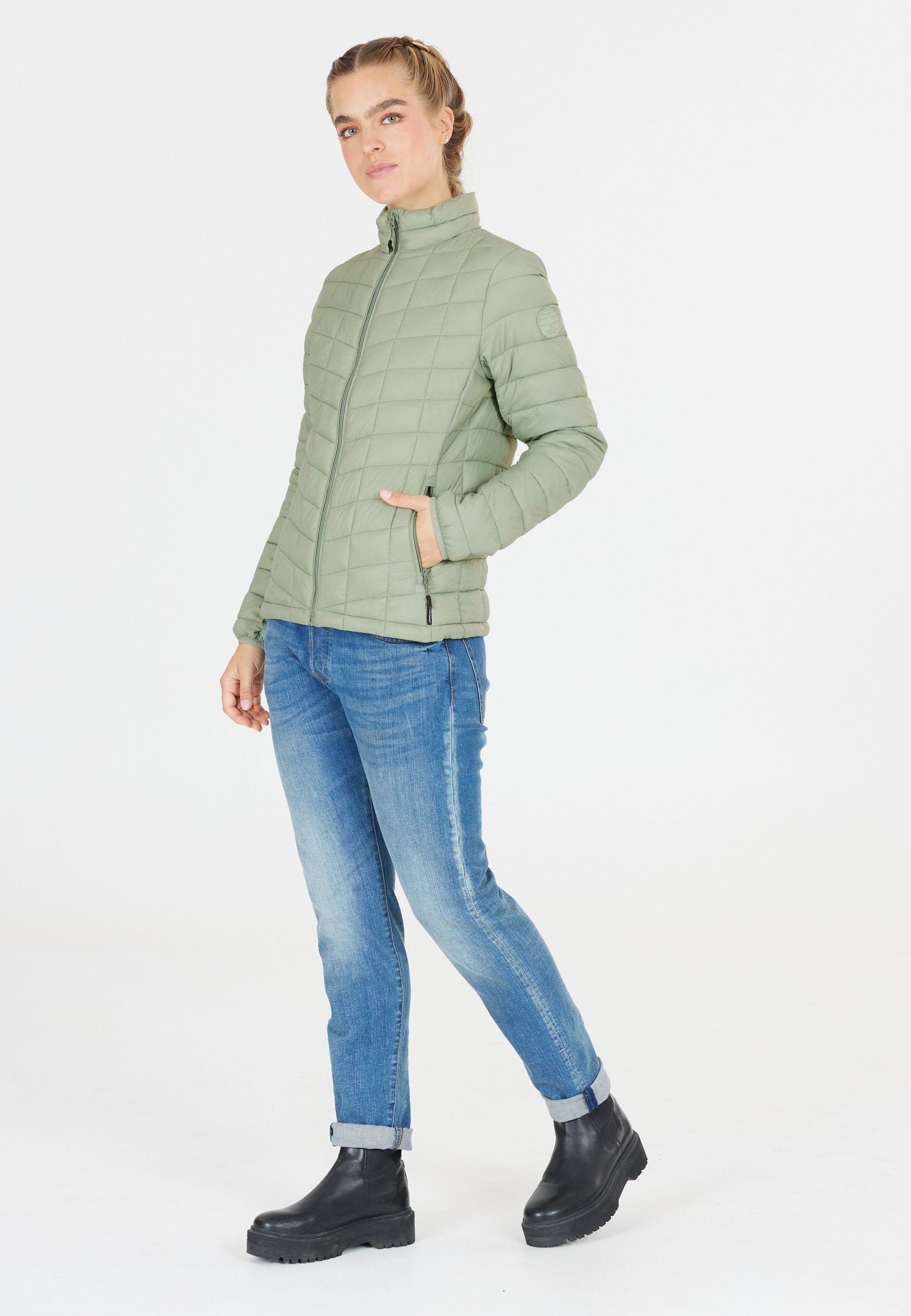 hellgrün in Stepp-Design Outdoorjacke Kate tollem WHISTLER