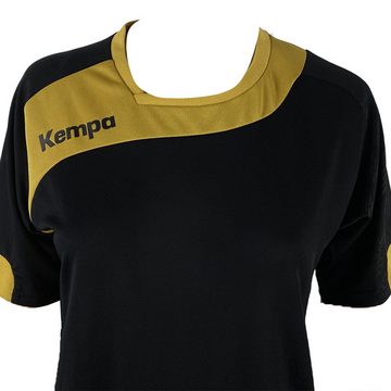 Kempa Shirttop Kempa Damen T-Shirt Gr. S Schwarz-Gelb Neu