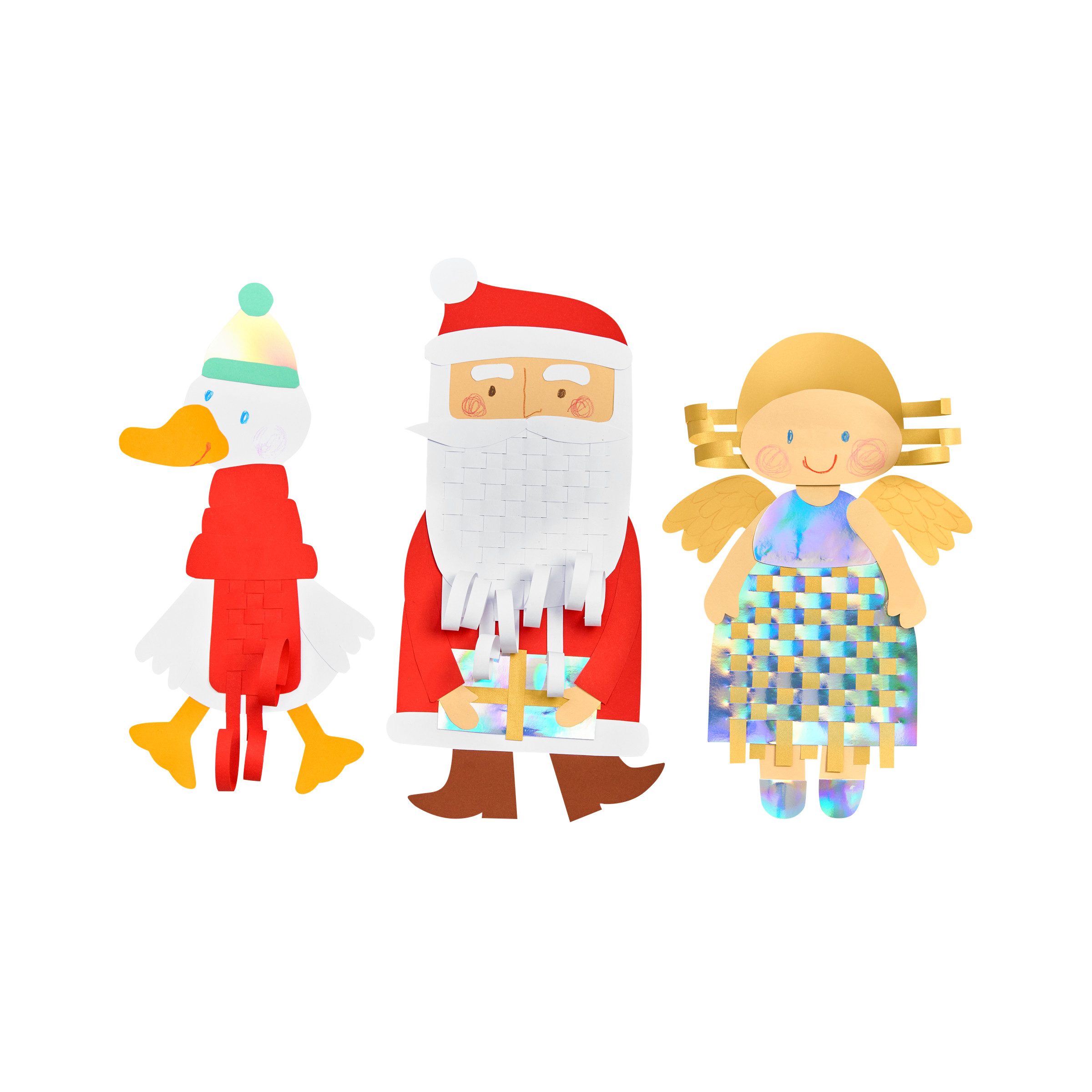 Haba Kreativset Bastelset – Papier-Flechten Weihnachten