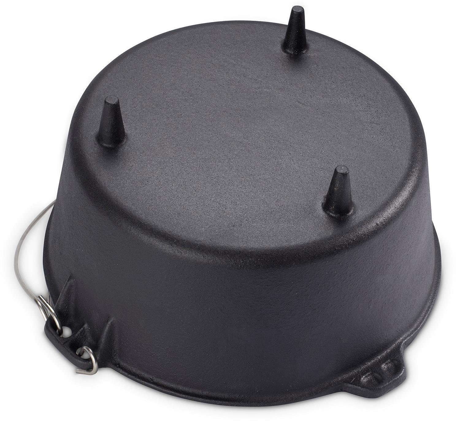 ECHTWERK Schmortopf Dutch Oven, Gusseisen Feuertopf, bereits BBQ 7,6 Kochtopf, eingebrannt, (1-tlg), Gusseisen Liter