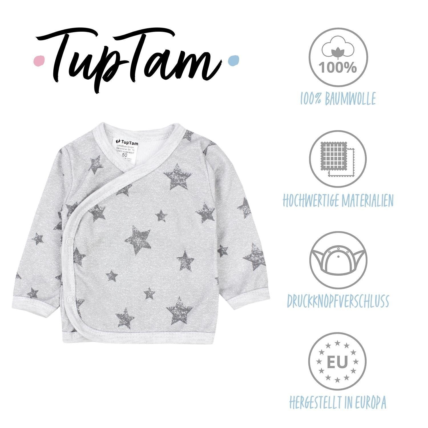 TupTam Wickelshirt TupTam Baby Jungen Langarm Wickelshirt Baumwolle 5er Set