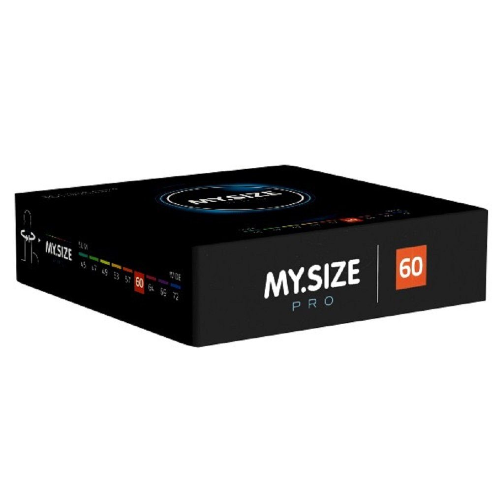 MY.SIZE XXL-Kondome PRO 60mm Packung mit, 36 St., Maßkondome, Kondome für besten Tragekomfort und Sicherheit, die neue Generation MY.SIZE Kondome