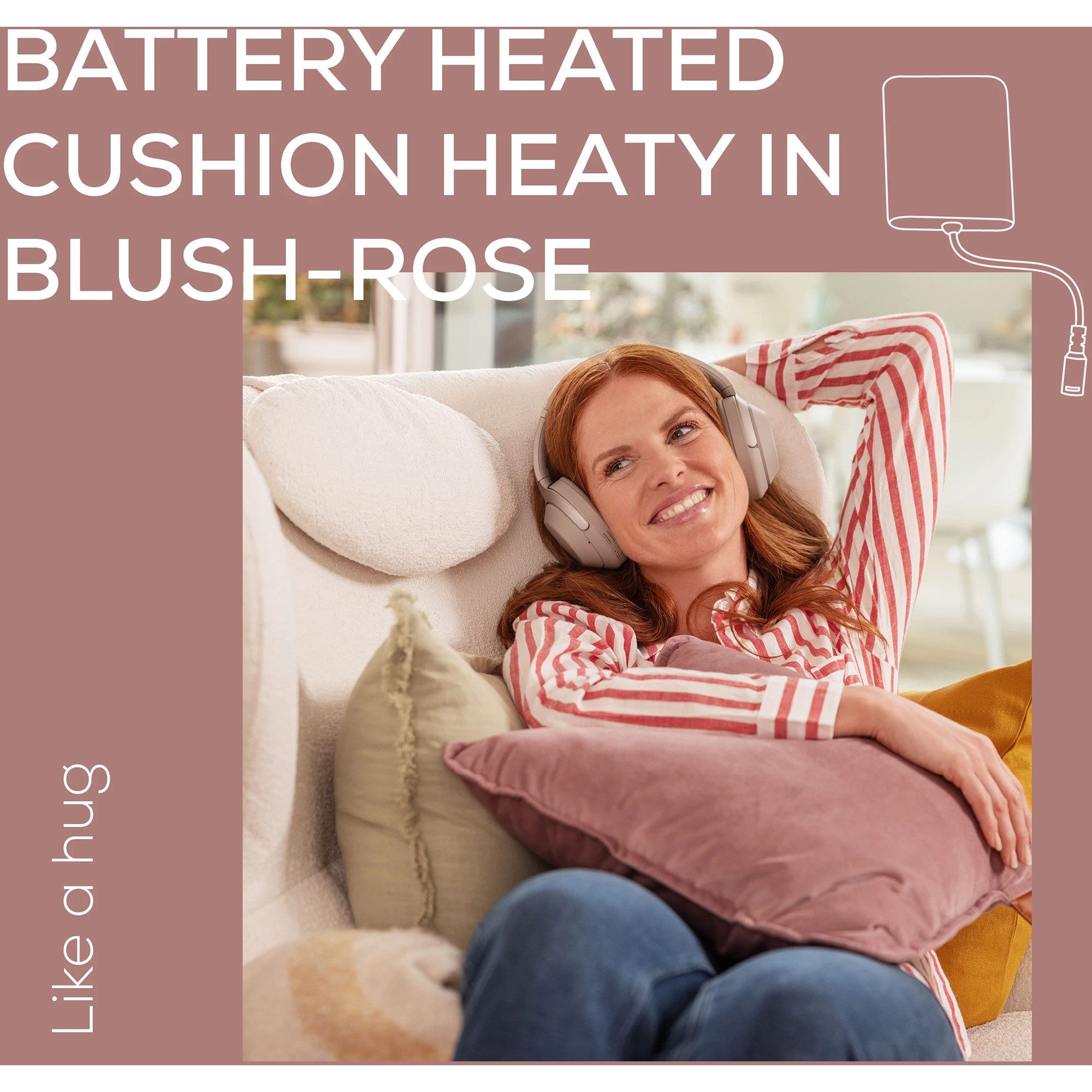 BEURER Heizdecke Beurer HK 77 Heaty blush-rose, Heizkissen